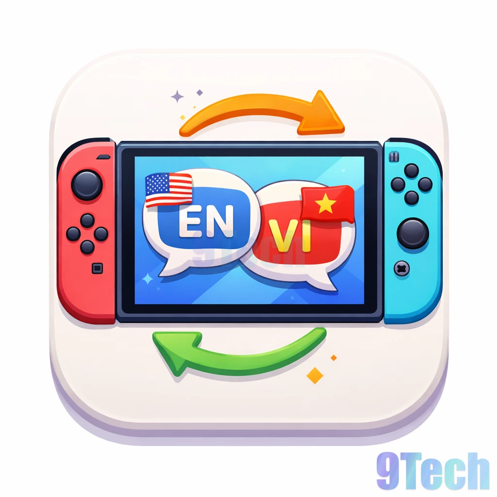 Việt hóa mọi game trên nintendo switch bằng ứng dụng Dịch Màn Hình Việt Hóa Pro